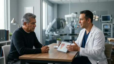 cirugía robótica de próstata