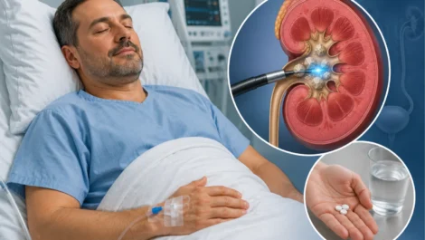 ¿Cómo se operan las piedras en los riñones sin abrir? Todo sobre la cirugía láser 2 Recuperación después de una operación de piedras en el riñón con cirugía láser endoscópica